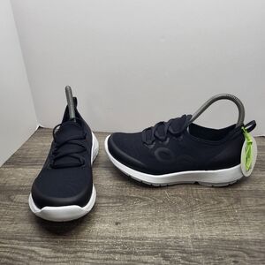 OOFOS Women's Sz 6.5 OOmg Sport LS Low Shoe Black White Active Recovery New